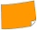 3 LABELS/SHEET 210mm x 99mm A4 SHEET LABEL - orange-removable-adhesive