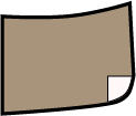3 LABELS/SHEET 210mm x 99mm A4 SHEET LABEL - brown-kraft-permanent-adhesive
